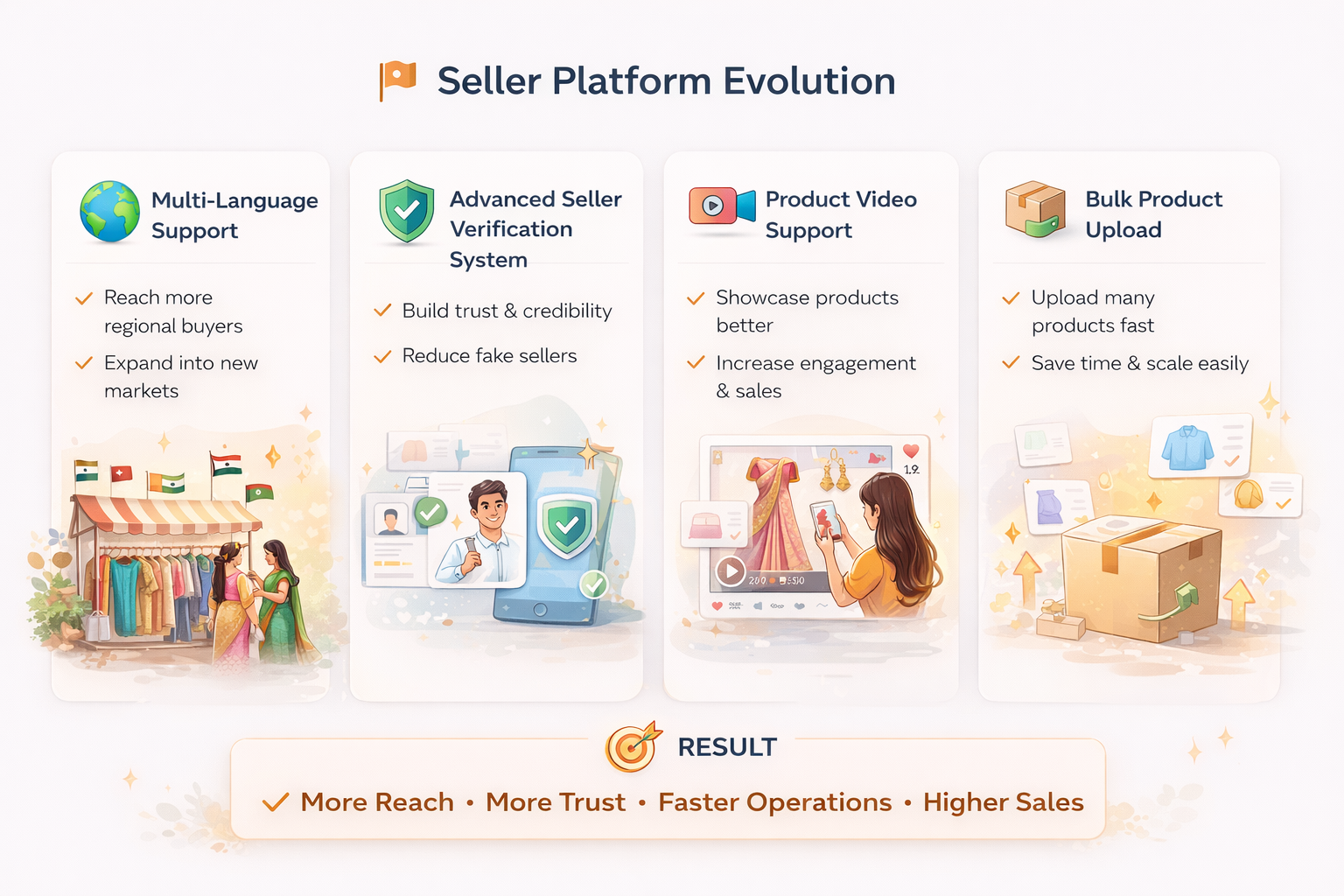 Seller Platform Evolution Illustration